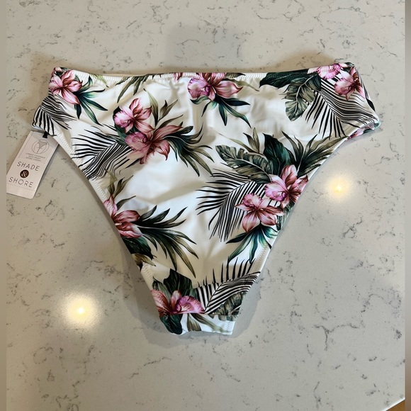 SHADE & SHORE high waisted extra cheeky bikini bottoms NWT - Picture 4 of 4